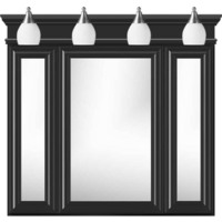 Tri-View Medicine Cabinet 36 X 5-1/2 X 36 Tri-View Medicine Cabinet 36 X 5-1/2 X 36