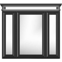 Tri-View Medicine Cabinet 36 X 6-1/2 X 36 Tri-View Medicine Cabinet 36 X 6-1/2 X 36