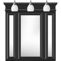 Tri-View Medicine Cabinet 36 X 5-1/2 X 30 Tri-View Medicine Cabinet 36 X 5-1/2 X 30