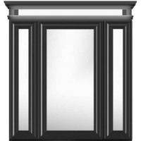Tri-View Medicine Cabinet 36 X 6-1/2 X 30 Tri-View Medicine Cabinet 36 X 6-1/2 X 30