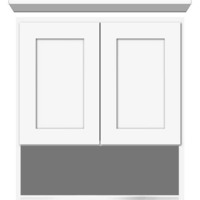 Over the Toilet 26 X 8-1/2 X 24 Over the Toilet 26 X 8-1/2 X 24