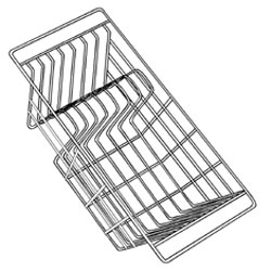 SWBLBWH Wire Basket Rinse Basket/Basin Rack Kitchen Accessory - White SWBLBWH Wire Basket Rinse Basket/Basin Rack Kitchen Accessory - White