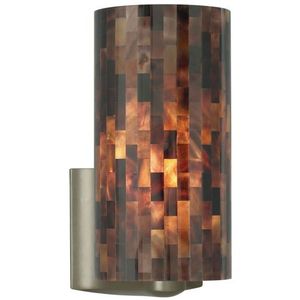 T700WSPLABCCF Playa 1 Bulb Wall Sconce - Chrome / Brown T700WSPLABCCF Playa 1 Bulb Wall Sconce - Chrome / Brown