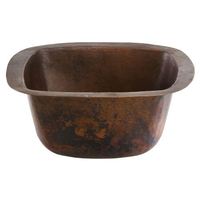 Self-Rimming Bathroom Sink 12 x 12 x 5 Self-Rimming Bathroom Sink 12 x 12 x 5