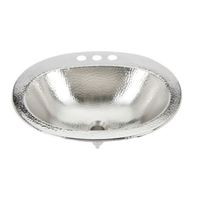 Self-Rimming Bathroom Sink 20 x 17 x 6 Self-Rimming Bathroom Sink 20 x 17 x 6