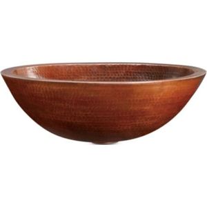 TPBC Prana Vessel Style Bathroom Sink - Black Copper TPBC Prana Vessel Style Bathroom Sink - Black Copper