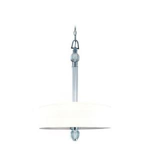 TF1587PC Bentley Drum Pendant Pendant Light - Polished Chrome TF1587PC Bentley Drum Pendant Pendant Light - Polished Chrome