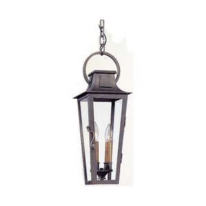 TF2966 French Quarter Hanging Hanging Lantern - Aged Pewter TF2966 French Quarter Hanging Hanging Lantern - Aged Pewter