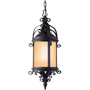 TFF9124OBZ Pamplona Hanging Hanging Lantern - Old Bronze TFF9124OBZ Pamplona Hanging Hanging Lantern - Old Bronze