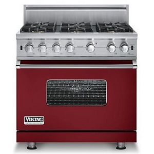 VVGCC5366BAR Professional Series Gas Range - Apple Red VVGCC5366BAR Professional Series Gas Range - Apple Red