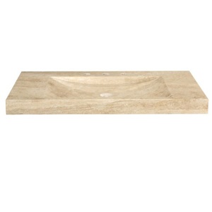 RSVT480TR Vanity Top Bathroom Vanity - Beige Travertine RSVT480TR Vanity Top Bathroom Vanity - Beige Travertine