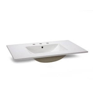 RCST370WT Vanity Top Bathroom Vanity - White RCST370WT Vanity Top Bathroom Vanity - White