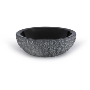 RGRVE172CBKR Stone Vessel Style Bathroom Sink - Black RGRVE172CBKR Stone Vessel Style Bathroom Sink - Black