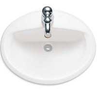 Self-Rimming Bathroom Sink 20-3/8'' X 17-3/8'' Self-Rimming Bathroom Sink 20-3/8'' X 17-3/8''