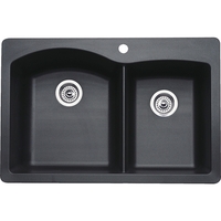Double Bowl Kitchen Sink 33'' x 22'' x 9-1/2'' Double Bowl Kitchen Sink 33'' x 22'' x 9-1/2''