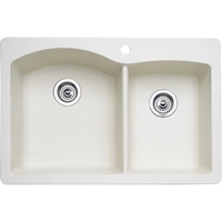 Double Bowl Kitchen Sink 33'' x 22'' x 9-1/2'' Double Bowl Kitchen Sink 33'' x 22'' x 9-1/2''