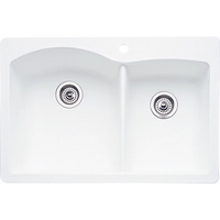Double Bowl Kitchen Sink 33'' x 22'' x 9-1/2'' Double Bowl Kitchen Sink 33'' x 22'' x 9-1/2''