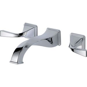 D65830LFPC Virage Wall Mount Bathroom Faucet Bathroom Faucet - Chrome D65830LFPC Virage Wall Mount Bathroom Faucet Bathroom Faucet - Chrome