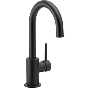 D1959LFBL Contemporary Single-Hole Bar Faucet - Matte Black D1959LFBL Contemporary Single-Hole Bar Faucet - Matte Black