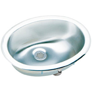 ELLVR1310 Lustertone Self Rimming Bathroom Sink - Stainless Steel ELLVR1310 Lustertone Self Rimming Bathroom Sink - Stainless Steel