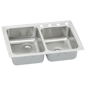ELR2504 Lustertone Self-Rimming Bar Sink - Stainless Steel ELR2504 Lustertone Self-Rimming Bar Sink - Stainless Steel