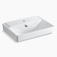 Wall Hung Bathroom Sink 23-5/8'' x 18-5/16'' x 7-7/16'' Wall Hung Bathroom Sink 23-5/8'' x 18-5/16'' x 7-7/16''