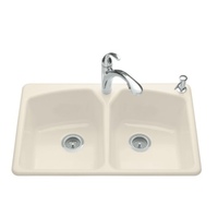 Double Bowl Kitchen Sink 33'' x 22'' x 9-5/8'' Double Bowl Kitchen Sink 33'' x 22'' x 9-5/8''