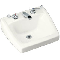 Wall Hung Bathroom Sink 19-1/4 x 17-1/4 x 8-1/8