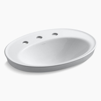 Self-Rimming Bathroom Sink 22-1/8 x 16-1/4 x 8-1/4 Self-Rimming Bathroom Sink 22-1/8 x 16-1/4 x 8-1/4