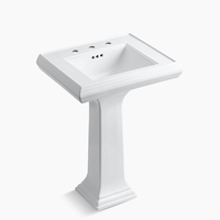 Pedestal Bathroom Sink 24 x 19-3/4 x 34-3/8