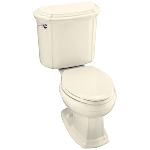 K3591-47 Portrait Two Piece Toilet - Almond K3591-47 Portrait Two Piece Toilet - Almond