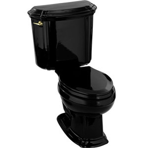 K3591-7 Portrait Two Piece Toilet - Black K3591-7 Portrait Two Piece Toilet - Black