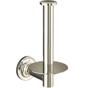 K14444-SN Purist Paper Holder Bathroom Accessory - Vibrant Polished Nickel K14444-SN Purist Paper Holder Bathroom Accessory - Vibrant Polished Nickel