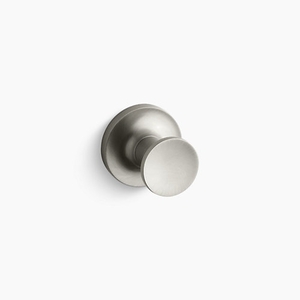 K14443-BN Purist Robe Hook Bathroom Accessory - Vibrant Brushed Nickel K14443-BN Purist Robe Hook Bathroom Accessory - Vibrant Brushed Nickel