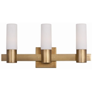 M22413SWNAB Contessa 3 Bulb Bathroom Lighting - Natural Aged Brass M22413SWNAB Contessa 3 Bulb Bathroom Lighting - Natural Aged Brass