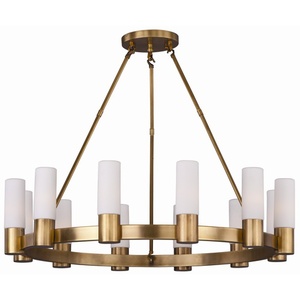 M22419SWNAB Contessa Mid Sized Chandelier Chandelier - Natural Aged Brass M22419SWNAB Contessa Mid Sized Chandelier Chandelier - Natural Aged Brass