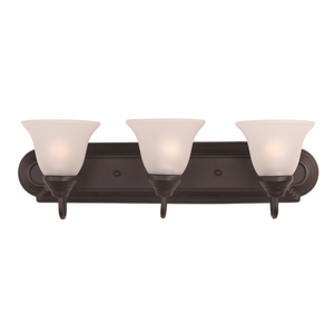 M8013FTOI Essentials 3 Bulb Bathroom Lighting - Oil Rubbed Bronze M8013FTOI Essentials 3 Bulb Bathroom Lighting - Oil Rubbed Bronze