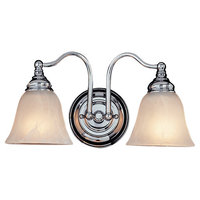 Bathroom Lighting (2 Bulbs) 14-1/2" Width Bathroom Lighting (2 Bulbs) 14-1/2" Width