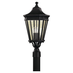 GLOL5407BK Cotswold Lane Post Light Post Lights - Black GLOL5407BK Cotswold Lane Post Light Post Lights - Black