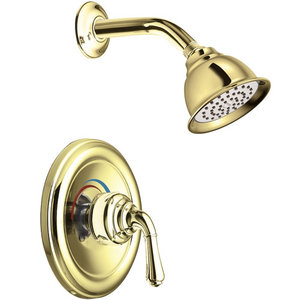 MT3124P/M3570 Monticello Single Handle Shower Faucet - Polished Brass MT3124P/M3570 Monticello Single Handle Shower Faucet - Polished Brass