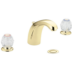 M4962P Chateau 8'' Widespread Bathroom Faucet - Polished Brass M4962P Chateau 8'' Widespread Bathroom Faucet - Polished Brass