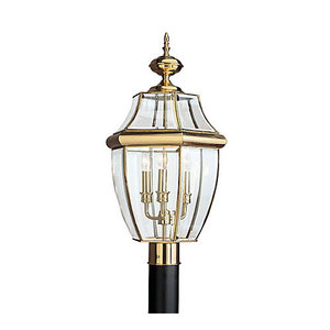 S823902 Lancaster Post Light Post Lights - Polished Brass S823902 Lancaster Post Light Post Lights - Polished Brass