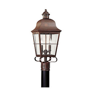 S826244 Chatham Post Light Post Lights - Weathered Copper S826244 Chatham Post Light Post Lights - Weathered Copper