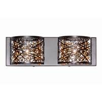 Bathroom Lighting (2 Bulbs) 4-1/4" Width Bathroom Lighting (2 Bulbs) 4-1/4" Width