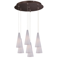 Multi Light Pendant 17" Width Multi Light Pendant 17" Width