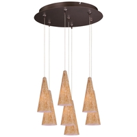 Multi Light Pendant 17" Width Multi Light Pendant 17" Width