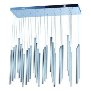 EE10010PC Flute Linear Pendant Pendant Light - Polished Chrome EE10010PC Flute Linear Pendant Pendant Light - Polished Chrome