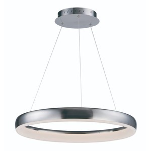 EE10030SN Innertube Linear Pendant Pendant Light - Satin Nickel EE10030SN Innertube Linear Pendant Pendant Light - Satin Nickel
