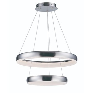 EE10034SN Innertube Linear Pendant Pendant Light - Satin Nickel EE10034SN Innertube Linear Pendant Pendant Light - Satin Nickel