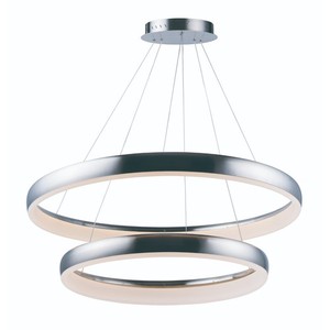 EE10036SN Innertube Linear Pendant Pendant Light - Satin Nickel EE10036SN Innertube Linear Pendant Pendant Light - Satin Nickel